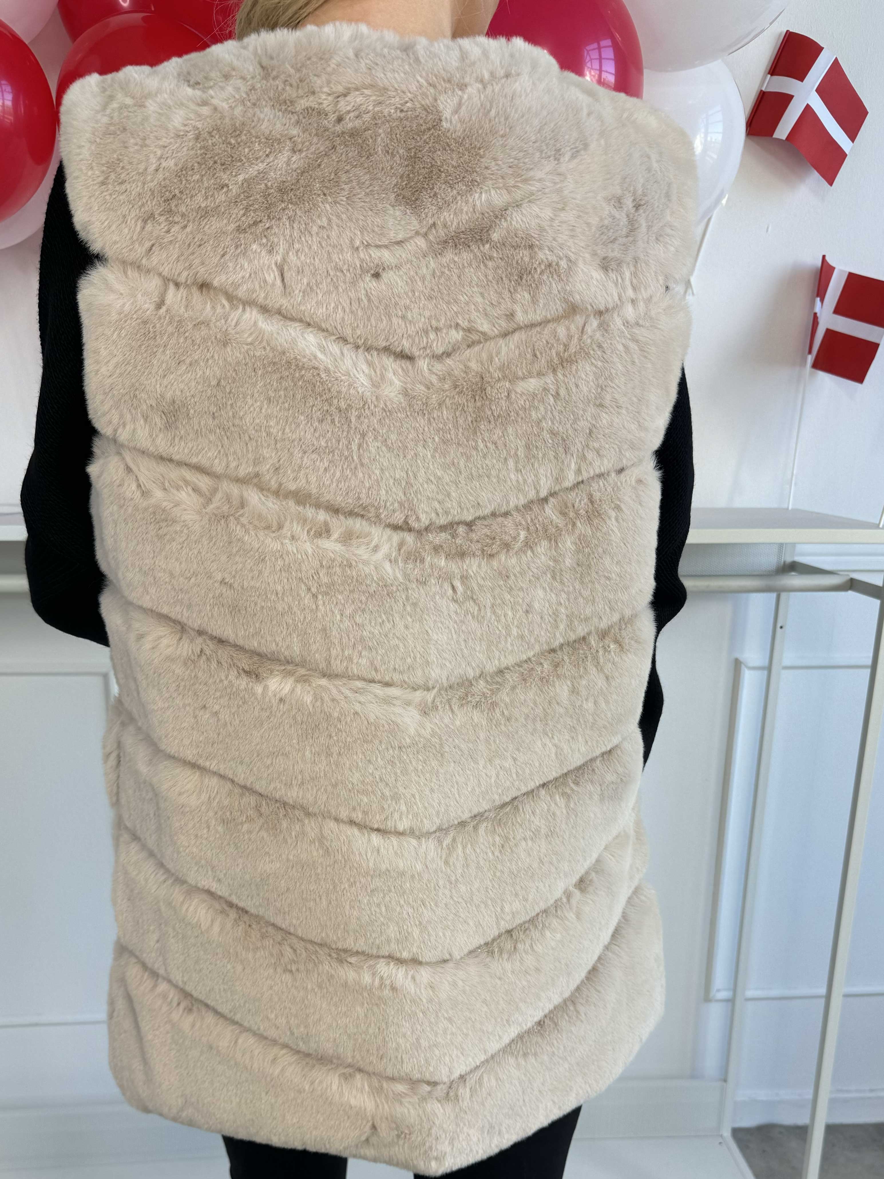 Chiara - Blød faux fur vest